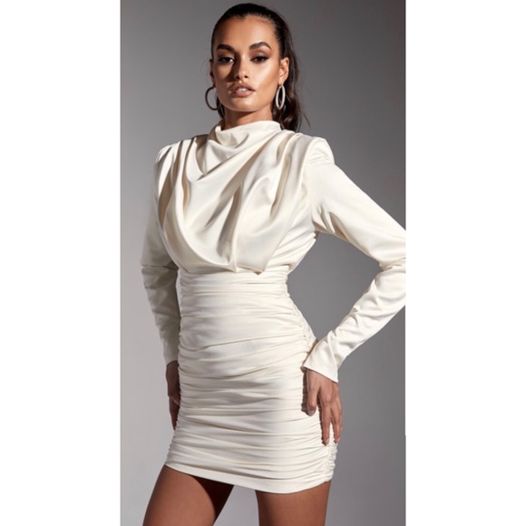 House of CB ivory Giorgiana Dress - Picture 9 of 11